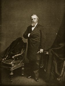 Rutherford B. Hayes vor seiner Amtseinführung als Präsident, 1877