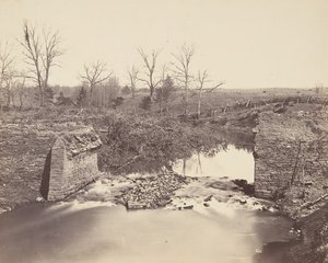 Steinbrücke - Bull Run, 1862 von Mathew Brady