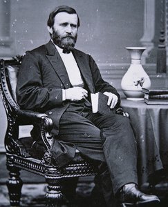 Ulysses Simpson Grant (1822-85) von Mathew Brady