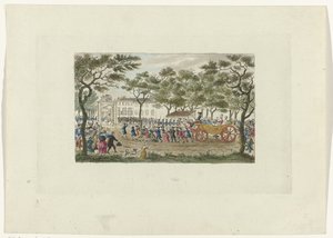 Einzug der Prinzessin von Oranien und der Kinder, 1787 von Mathias de Sallieth