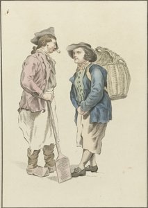 Zwei Bauern im Gespräch