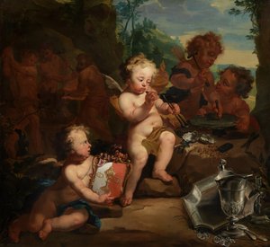 Allegorie des Silberschmiedehandwerks von Mathias de Visch