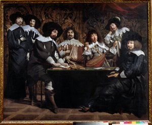 Amateurtreffen oder Akademie von Mathieu Le Nain