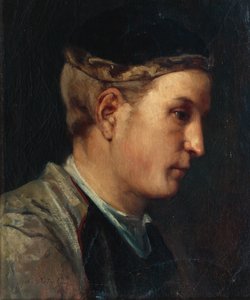 Jungenkopf von Mathilde Dietrichson