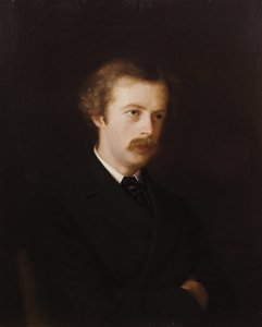 Porträt des Dichters Arthur Symons von Mathilde de La Tour Comtesse