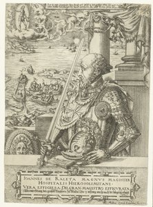 Porträt von Jean Parisot de La Valette, Großmeister der Malteser Ritter von Mathis Zündt