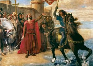 Die Rückeroberung, Spanien 13. Jahrhundert- Alfons X. der Weise von Matias Moreno Gonzalez