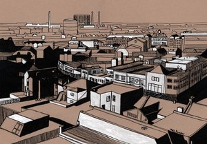 Croydon Aussicht, 2016 von Matt Bannister