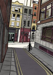 Fuchs und Knot Street EC1, 2015 von Matt Bannister