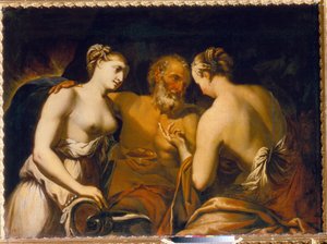Lot und seine Töchter von Matteo Pacelli