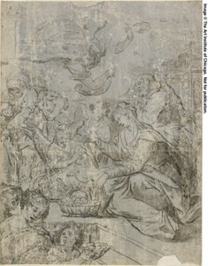 Geburt Christi von Matteo Rosselli