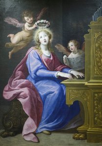 Die heilige Cäcilia von Matteo Rosselli