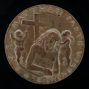 Christus im Grab [Rückseite], 1446-1450 von Matteo di Andrea de Pasti