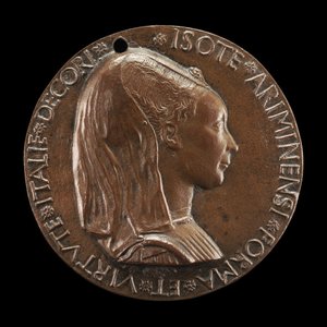 Isotta degli Atti, 1432/1433-1474, Geliebte 1446, dann Ehefrau nach 1453, von Sigismondo Malatesta [Vorderseite]