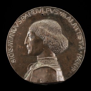 Sigismondo Pandolfo Malatesta, 1417-1468, Herr von Rimini und Fano [Vorderseite], 1446