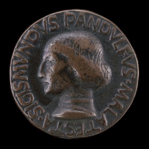 Sigismondo Pandolfo Malatesta, Herr von Rimini und Fano [Vorderseite] von Matteo di Andrea de Pasti