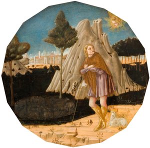 Engel erscheint Joachim, 1500