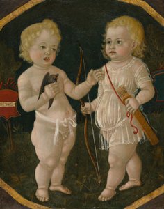 Zwei Putti von Matteo di Giovanni