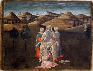 Legende von Romulus und Remus: die Geburt von Rhea Silvia.