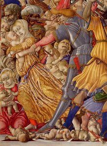 Das Massaker der Unschuldigen (Detail eines Soldaten, der ein Kind erstechen will)