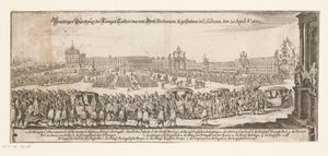 Abreise von Catharina von Braganza nach England, 20. April 1662 von Matthäus Merian (II)
