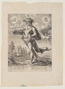 Frühling, aus Die vier Jahreszeiten von Matthaus Greuter