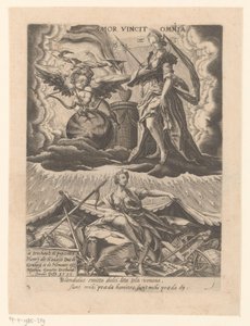 Triumph der Liebe (Amor vincit omnia) von Matthaus Greuter