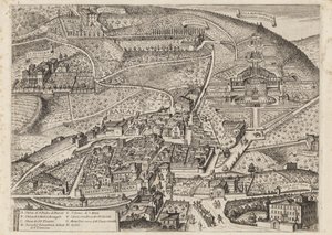 Ansicht von Frascati und Umgebung