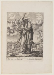 Winter, aus Die vier Jahreszeiten von Matthaus Greuter