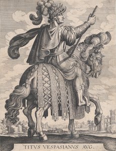 Platte 10: Kaiser Titus zu Pferd, aus 