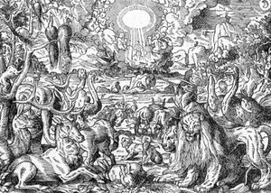 Paradies von Matthaus the Elder Merian