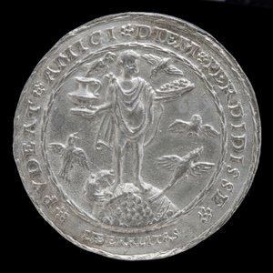 Allegorie der Freigebigkeit [Rückseite] von Matthes Gebel