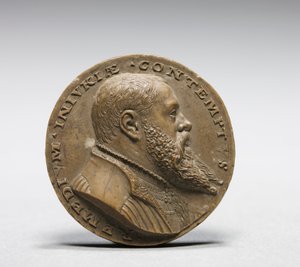 Modell für die Vorderseite der Medaille des Sohnes von Martin III Geuder