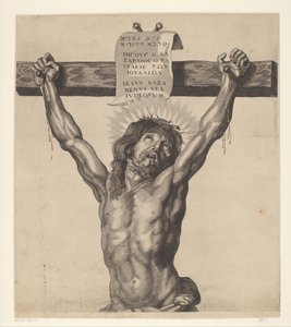 Christus am Kreuz von Mattheus Borrekens