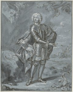 Porträt eines unbekannten Mannes in Rüstung von Mattheus Verheyden