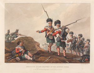 Anekdote über die Tapferkeit des schottischen Dudelsackspielers des 71. Highland Regiments in der Schlacht von Vimiero