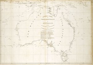 Karte von Australien