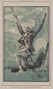 Es lebe der Krieg! (Farblitho)