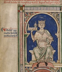 Wilhelm I. aus der Historia Anglorum, Chronica majora