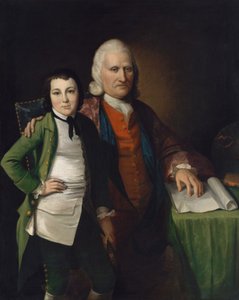 Cadwallader Colden und sein Enkel Warren De Lancey, ca. 1772