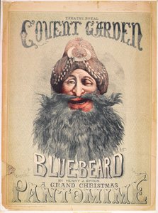 Plakat für ein Weihnachts-Pantomime von 