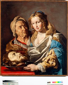 Salome mit dem Kopf von Johannes dem Täufer auf einer Silberplatte
