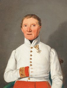 Porträt von Friedrich Hoffmann von Donnersberg 1769-1848, 1842 von Matthias Rudolf Toma