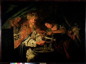 Pilatus wäscht seine Hände von Matthias Stomer