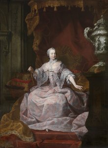 Porträt der Kaiserin Maria Theresia von Österreich 1717-1780, 1750er von Matthias de Visch