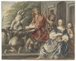 Cornelis de Wit und seine Familie von Matthijs Maris