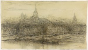 Ansicht von Rouen von Matthijs Maris