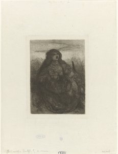 Frau in einer Landschaft