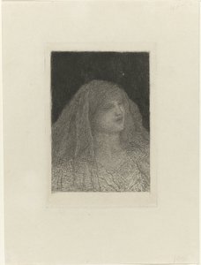 Frau mit Schleier