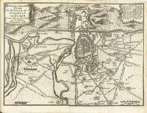 Belagerung von Turin, 1706 von Matthijs Pool (possibly)